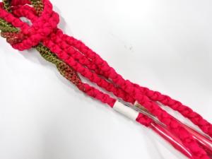 未使用品　正絹　手組帯締め